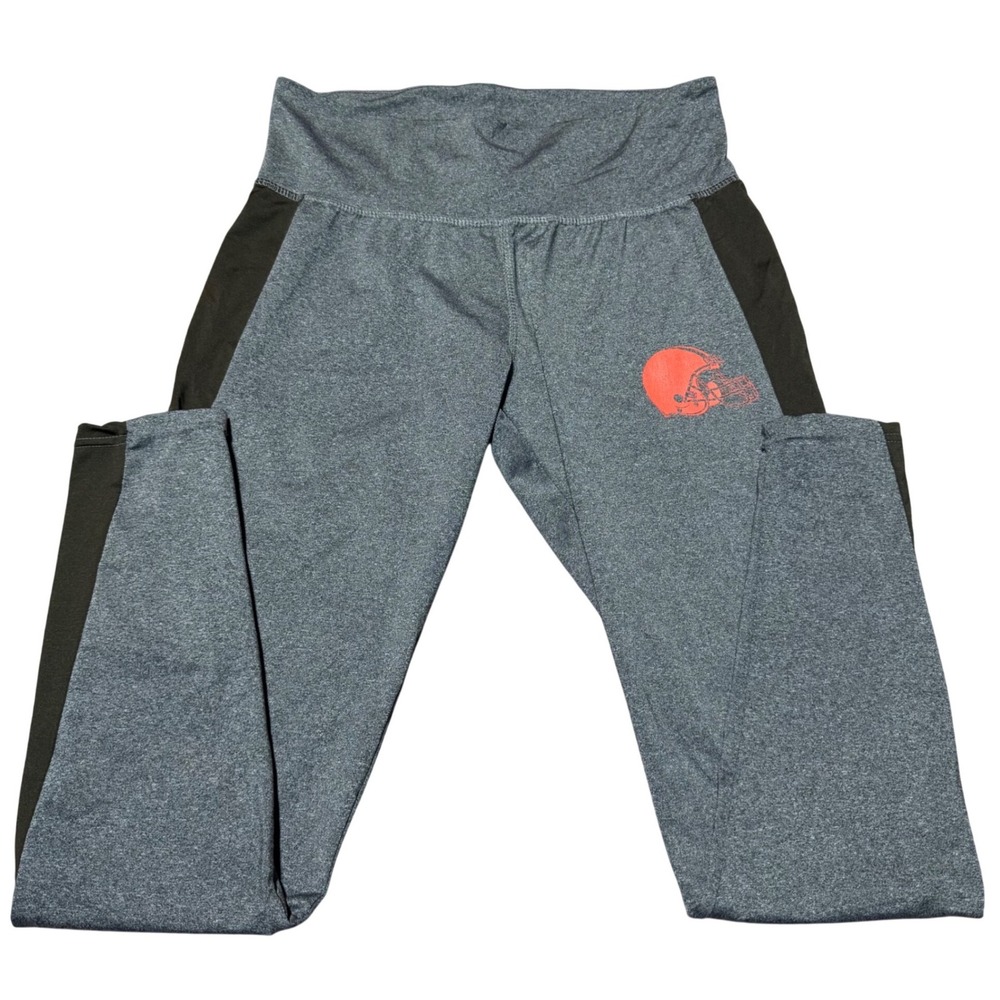 Cleveland‎ Browns NFL Team Apparel Leggings Women's Large Gray Athletic